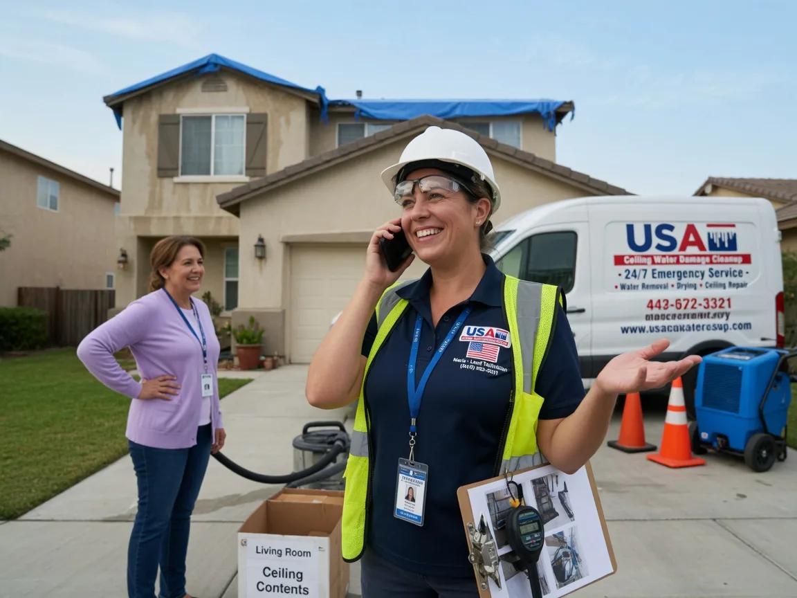 Ceiling Water Damage Restoration Central, AK FAQs